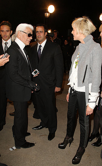 Karl Lagerfeld, Agyness Deyn.