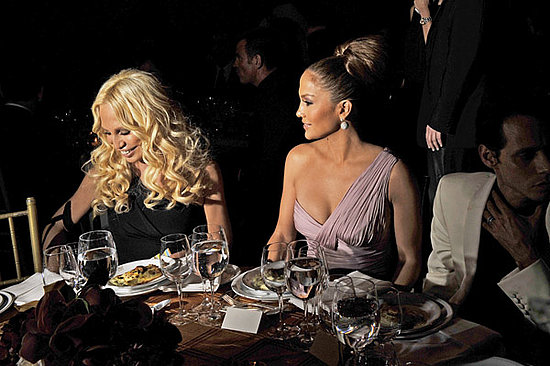 Donatella Versace, Jennifer Lopez.