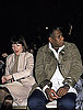 Feb. 2000: Tired of waiting for the Vera Wang show to start.