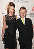 Elle's Roberta Myers in Prada and Simon Doonan.