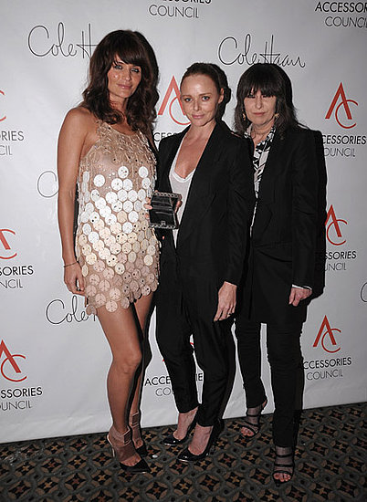 Helena Christensen, Stella McCartney, and Chrissie Hynde, all in Stella McCartney.