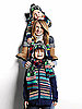Angela Lindvall with son Sebastian, above, and Dakota, below.