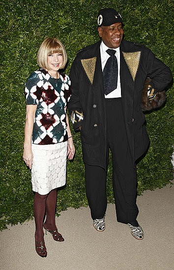 Anna Wintour and Andre Leon Talley.