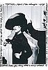 Tallulah Ormsby-Gore, as a model being fitted in a vintage 1913 Chanel hat.