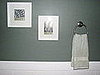the white frames and new hand towel rack