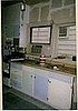Work in progress here. Now painted white. Cabinet FOUND down alley, painted teal. Counter top found later. 