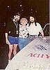 Dave Gibson, Me, Blue Miller, 1993. Gibson/Miller Band. My car used in a radio LOGO contest.