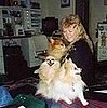 A little throw-a-way arrived in Aug. 2003, after I bought a house.  Named her Mitzi Sweet Baby Dreym. She's facing camera.
