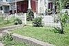 Another view.  Note tree on right. I moved it from the back yard last spring.