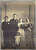 Elva's Wedding...1942...Hubby Harry and his daughter, Arlene, sister/my aunt, Barbara, unknown best man.