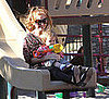 Isla and Olive Both Have Their Hands Full