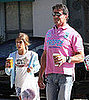 Sly Treats His Princess to a Walk and a Coffee 