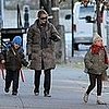 Kate and Company Brave the Cold