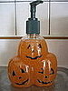 Jack 'O Lantern soap dispenser in the kitchen (Bath & Body Works)