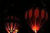 My pic shot of hot air balloons at night