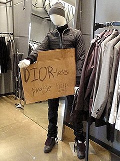 Beggars in Barney's?