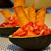 Served in an Avocado Bowl, Strawberry Salsa Is Scrumptious