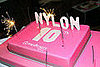 Nylon Birthday Cake