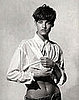 Linda Evangelista in Guess and Virginia, Vogue Italia, December 1988