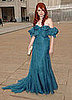 Coco Rocha in Carolina Herrera