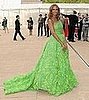Iman in Oscar de la Renta