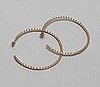 Gorjana Rose Gold Hoops