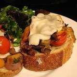 Open-Face Ratatouille Sandwich