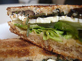 Eggplant, Mint, and Feta Sandwich