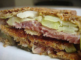 Honey Baked Ham and Cabbage Reuben