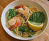  Linguine With Shrimp, Asparagus, and Basil