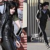 Kristen Keeps Her Runaway Knees Protected in Leather