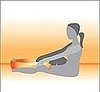 Seated Calf Stretch