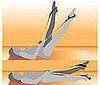 Low Abs: Resistance Band Flutter Kicks 