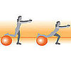 <a href="http://www.fitsugar.com/1691991">Booty Lunge With Ball</a> 
