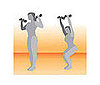 Narrow Squat With Overhead Press