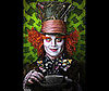 Johnny Depp as the Mad Hatter