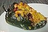 Chorizo and Shrimp Stuffed Poblano Peppers
