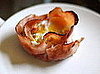 Baked Egg in a Ham Shell