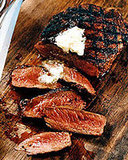 Mexican Spice-Rubbed Rib Eyes With Lime Butter