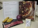 Potato, Bacon, and Asiago Pizza