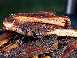 Hickory-Smoked Beef and Pork Ribs