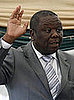 Opposition leader Morgan Tsvangirai is sworn in as prime minister.