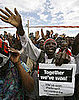 Tsvangirai vowed to rebuild Zimbabwe's shattered economy and end political violence.