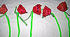 Flowers with Ribbon Stems