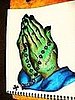 Prisma Sketch - Praying Monster