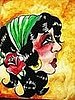 Watercolor Canvas - Gypsy Girl