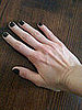 Plain Black Nails