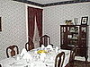 Dining room. Room where the bodies stayed for days during the investigation, before the funeral. Partial autopsies performed her