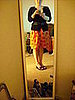 Cardi by Merona, dress and belt by H&M and shoes are Payless.