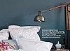 Mix Masculine Lamps With Feminine Bedding